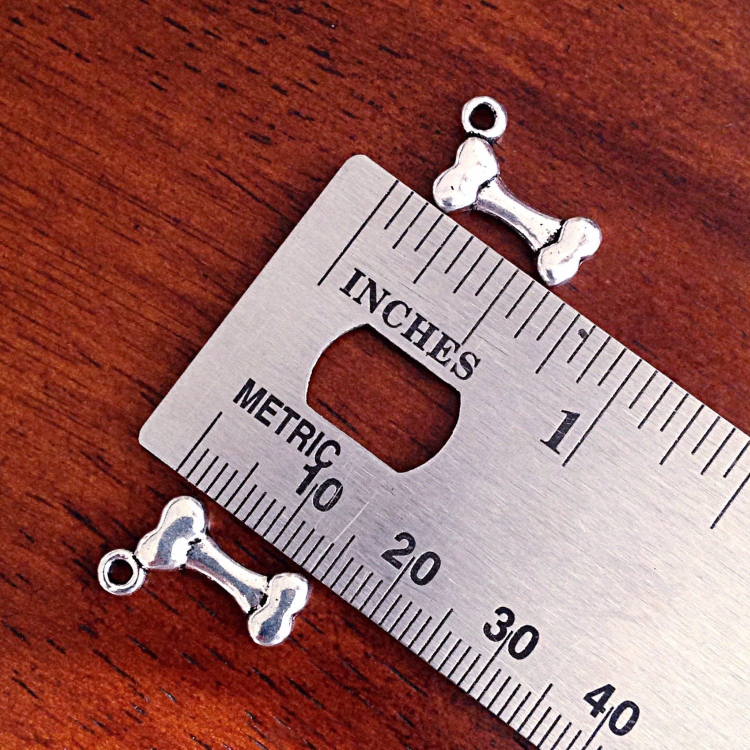 BULK 25 Bone Charms, Antique Silver Charms, Dog Bone Charms, Crossbones Charms, Dog Charms, Pet Charms, Jewelry and Craft Supplies, Findings