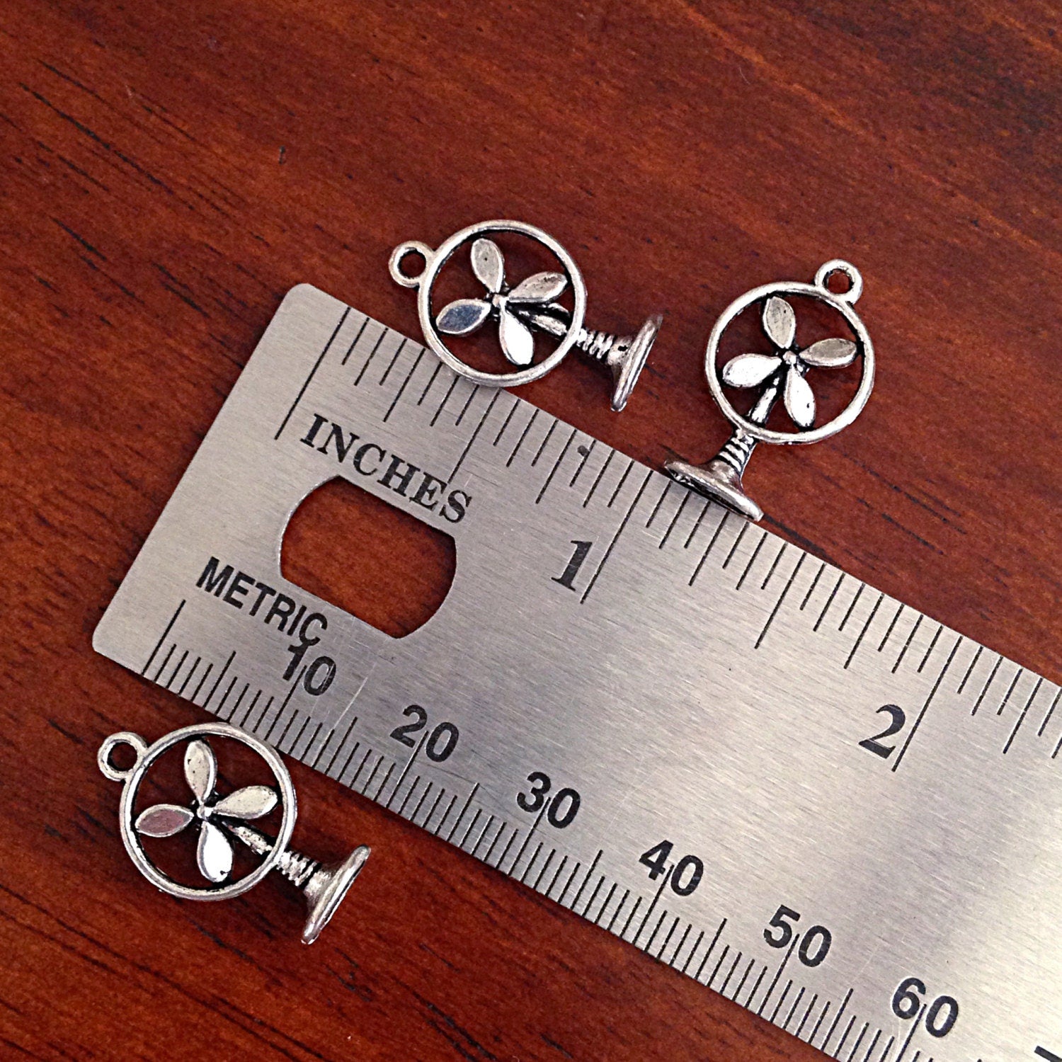 Bulk 20 Fan Charms, Antique Silver Charms, Silver Fan Charm, 3D Fan Cahrms, Findings, Double Sided Fan Charm, Craft and Jewelry Supplies