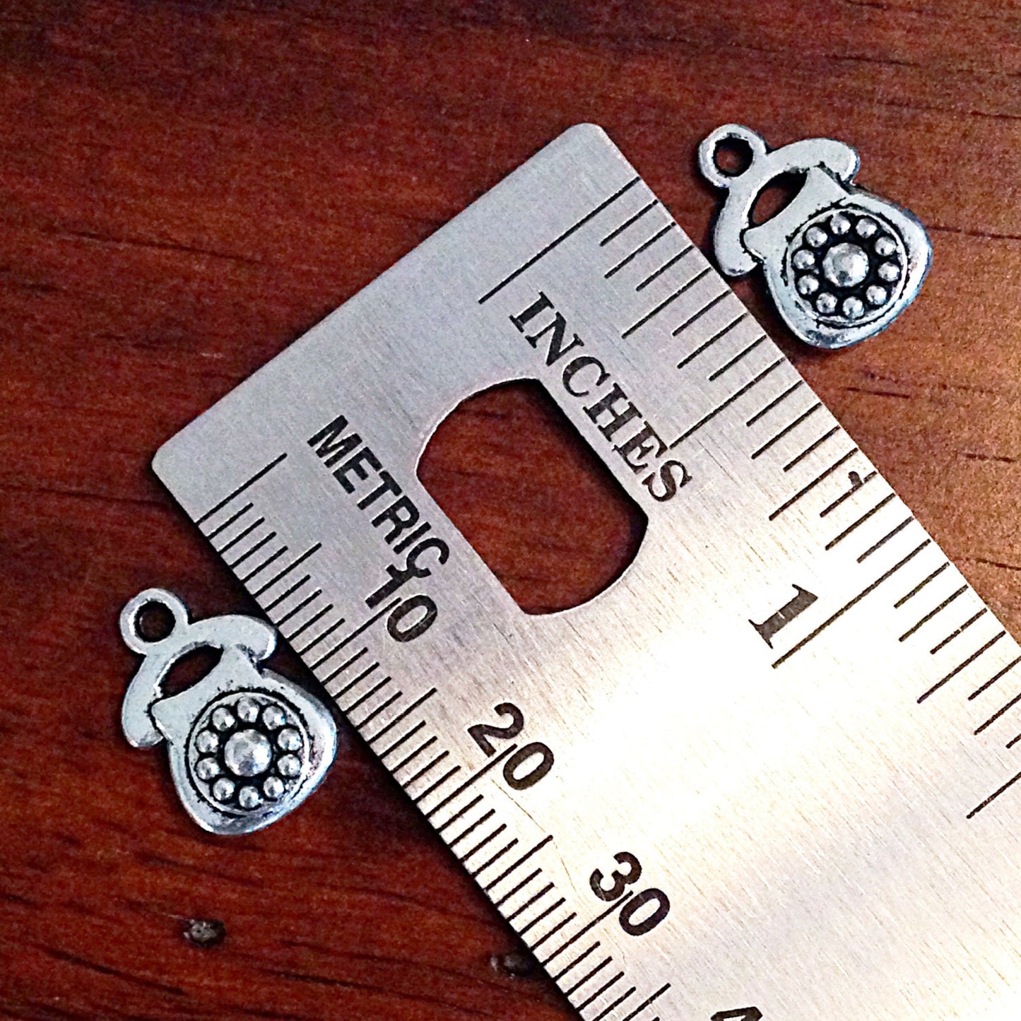 Bulk 20 Telephone Charms, Antique Silver Charms, Phone Charms, Telephone Charms, 2 Sided Charms, Findings, Crafts and Jewelry Supplies