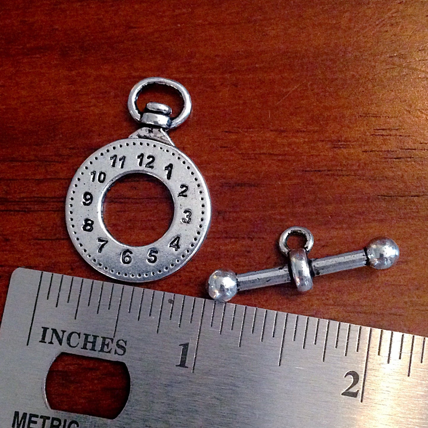 10 Sets, Toggle Clasp Sets, Antique Silver Charms, Connector Clasp, Necklace Clasp, Toggle Charms, Craft Supplies, Findings