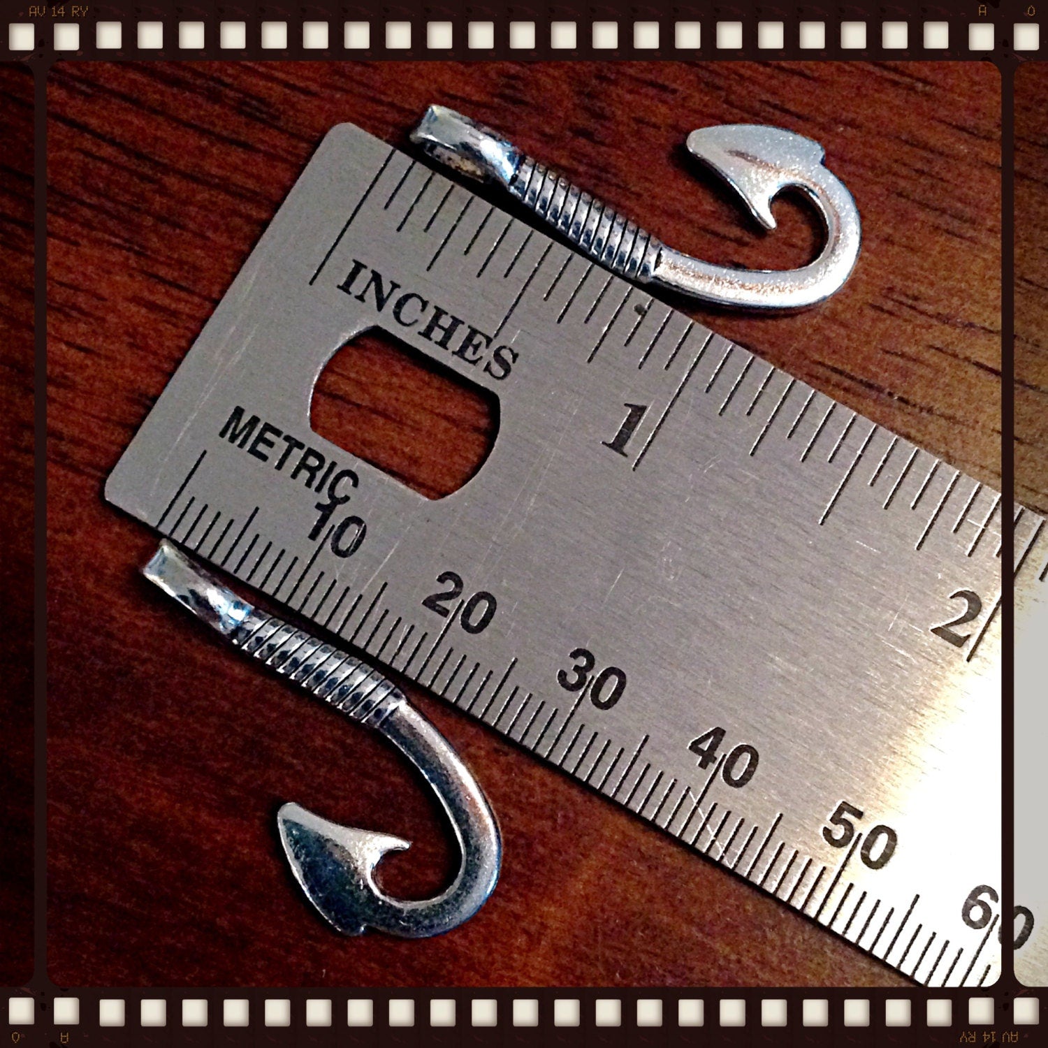 12 Large Fish Hook Charms, Antique Silver Charms, Silver Hook, Fishing Charms, Fishing Hook Pendants, Findings, Crafts and Jewelry Supplies