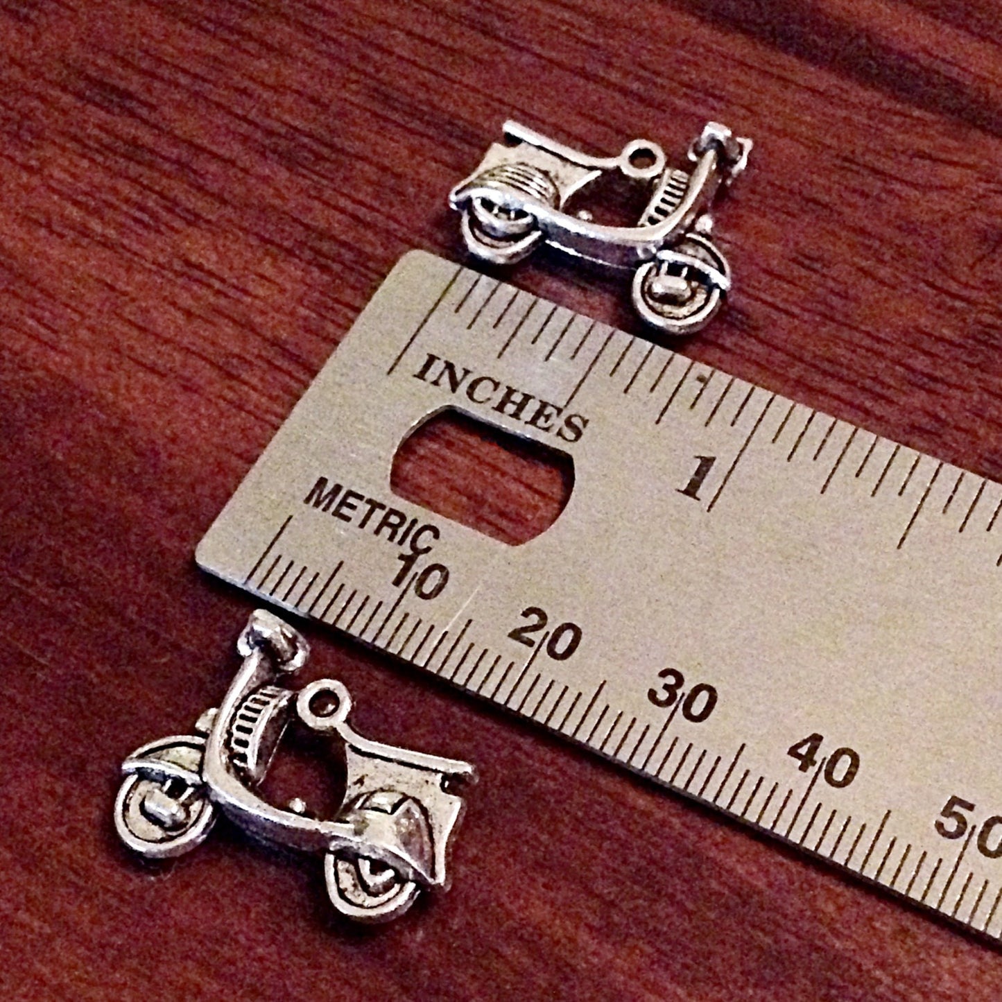 20 Scooter Charms, Antique Silver Charms, Scooter, Motocycle Charms, Scooter Charms, Sports Charms, Findings, Crafts and Jewelry Supplies