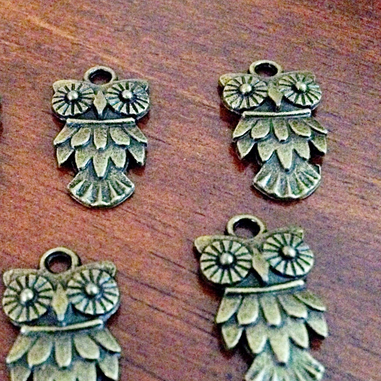 25pcs Owl Charms, Antique Bronze Charms, Owl, Baby Owl Charms, Owl Pendants, Bird Charms, Jewelry and Craft Supplies, Findings