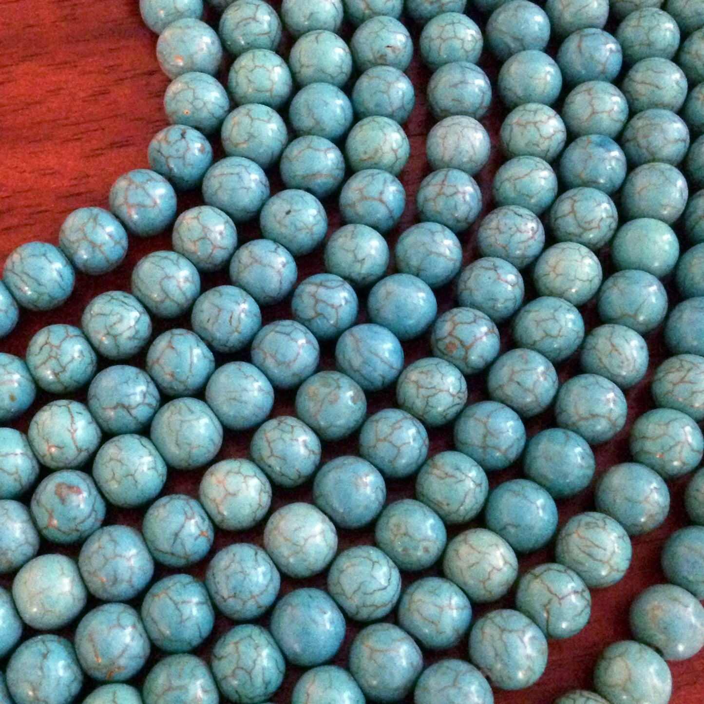 25pcs, 12mm Turquoise Beads, Howlite Beads, Turquoise Beads, Blue Turquoise Beads, Spacer Beads, Craft and Jewelry Supplies, Finding