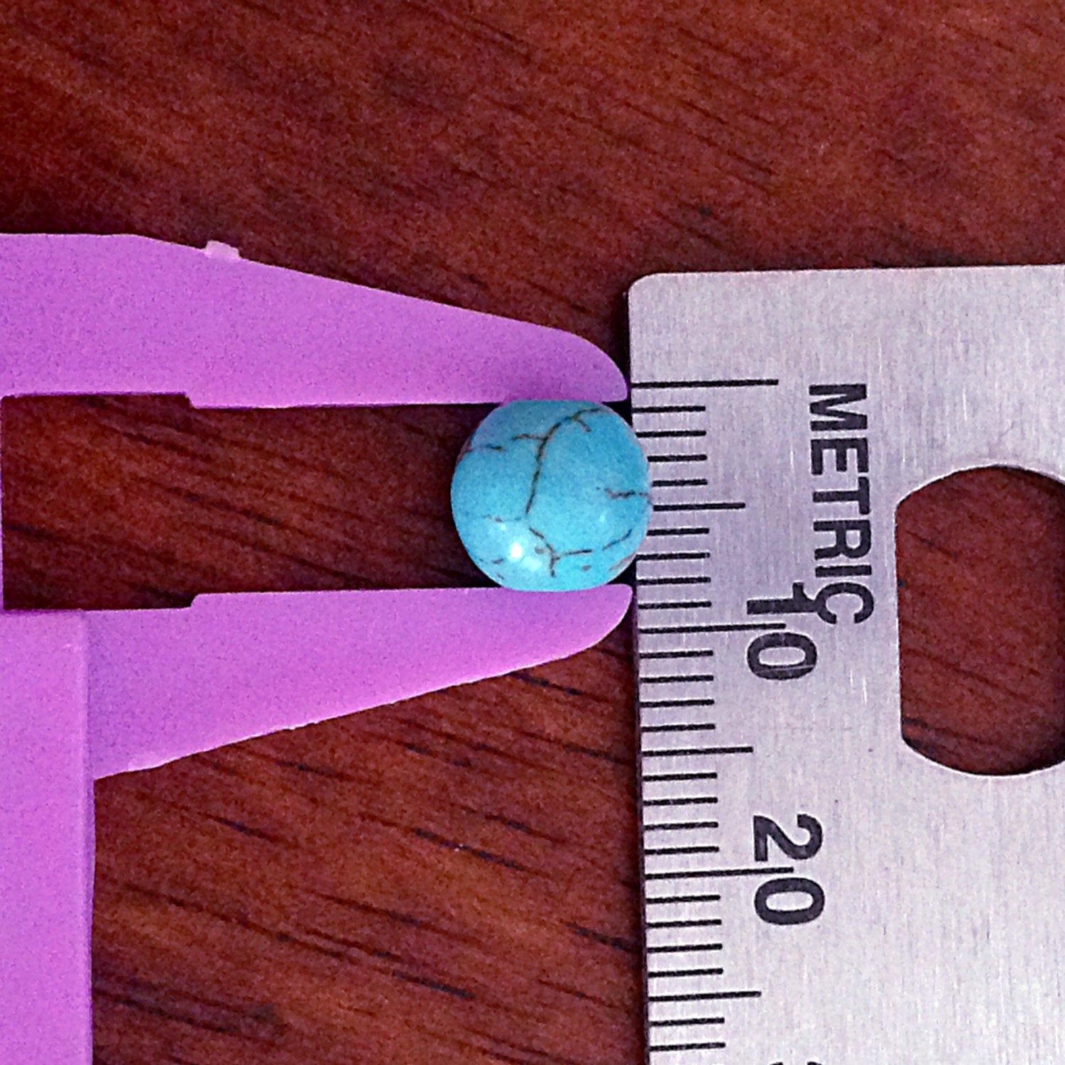 90pcs, 8mm Blue Turquoise Beads, Howlite Beads, Turquoise Connector Beads, Spacer Beads, Bead Supplies for Necklaces and Bracelets, Finding