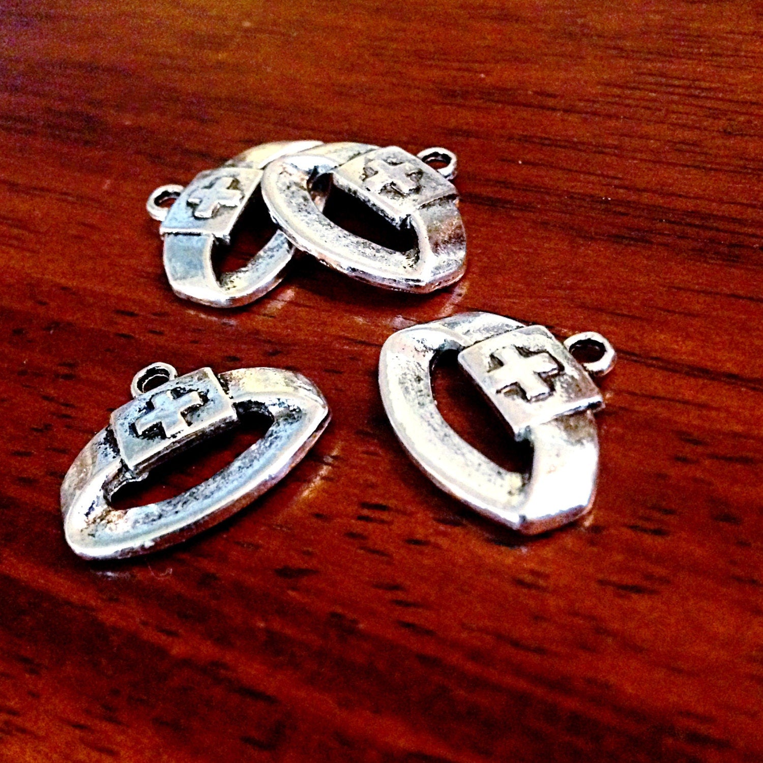 BULK 20 Belt of Truth Charms, Antique Silver Charms, Belt of Truth, Belt Charms, Armor of God Charms, Findings, Craft and Jewelry Supplies