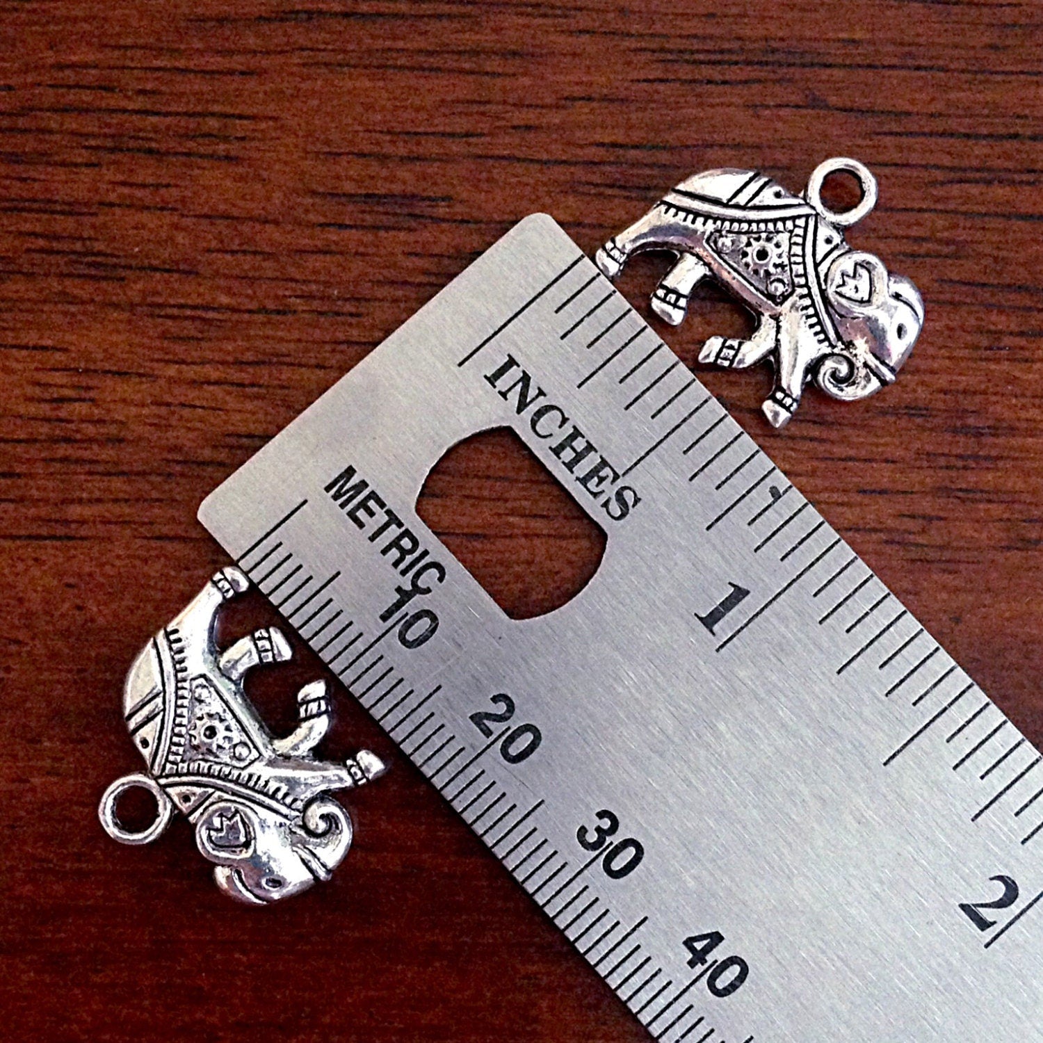 15pcs, Elephant Charms, Double Sided Elephant Pendants, Yoga Charms, Elephant Pendants, Namaste Charms, Zin Charms, Findings