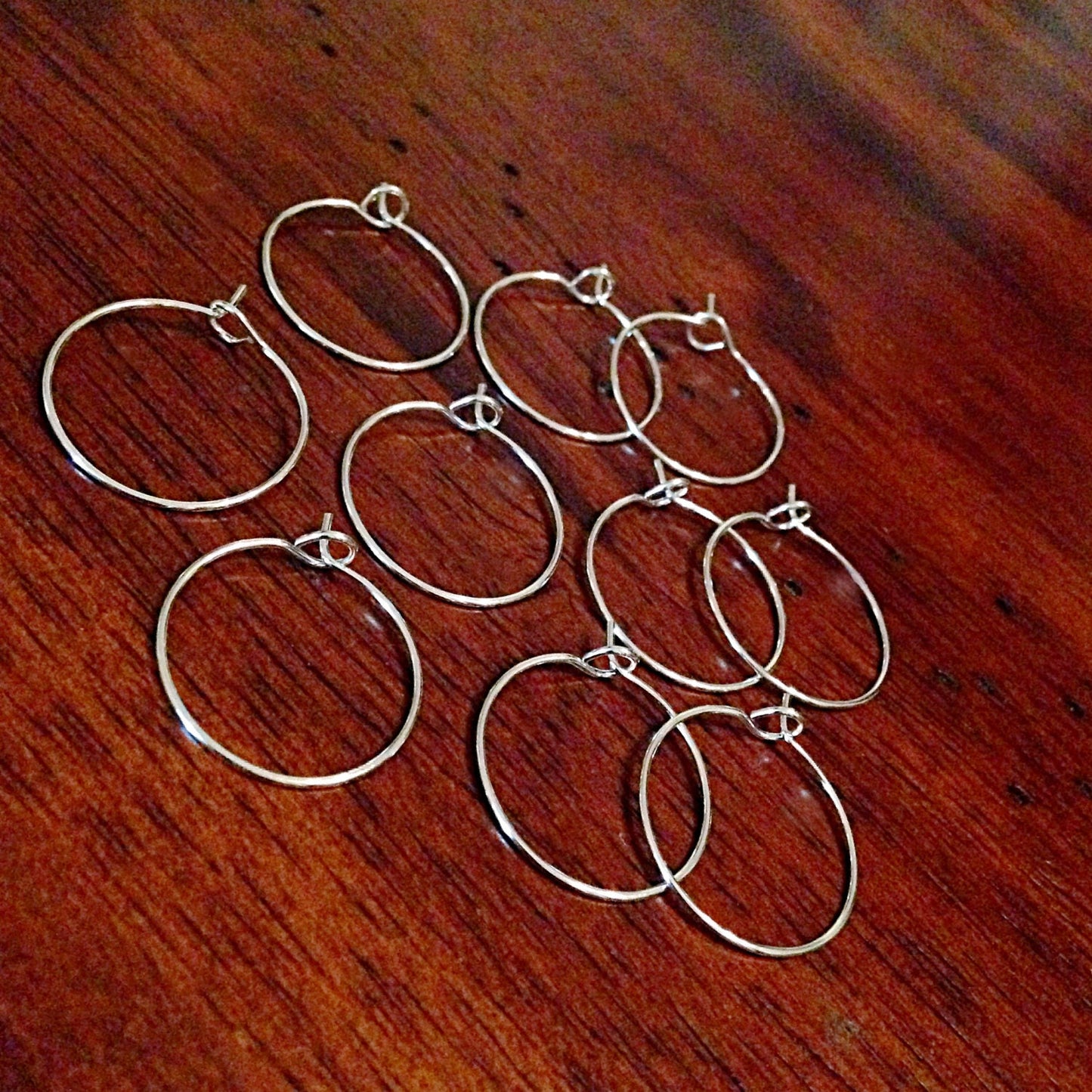 70pcs, Wine Glass Charms, Silver Wine Glass Rings, Earring Hoops, Silver Wine Glass Charms, Findings, Jewelry and Craft Supplies